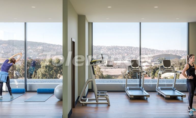 Квартира от застройщика в Конак, Измир вид на море с бассейном в рассрочку: купить недвижимость в Турции - 65274