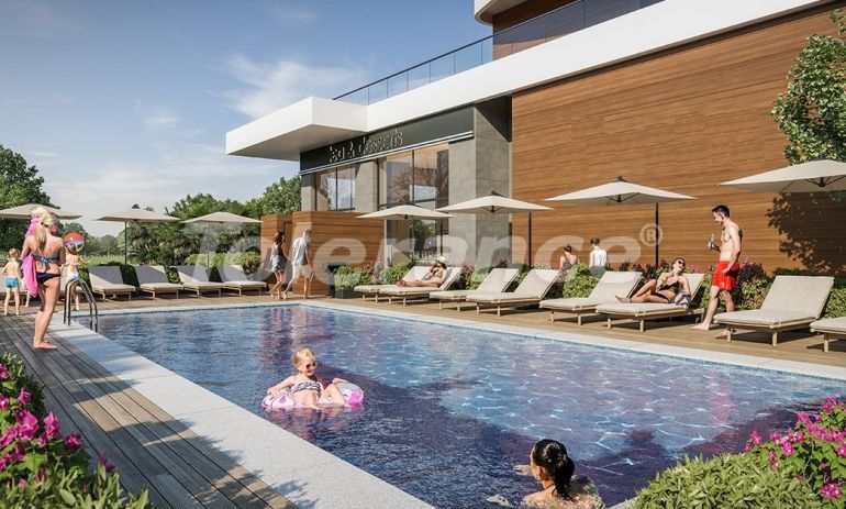 Квартира от застройщика в Конак, Измир вид на море с бассейном в рассрочку: купить недвижимость в Турции - 65278