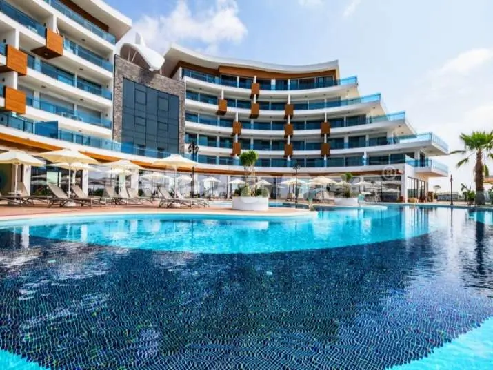 Квартира от застройщика в Конаклы, Аланья вид на море с бассейном: купить недвижимость в Турции - 2571