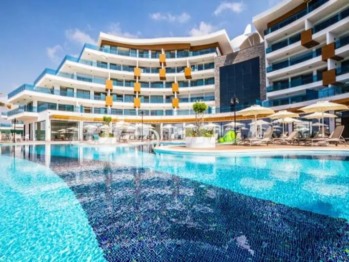 Квартира от застройщика в Конаклы, Аланья вид на море с бассейном: купить недвижимость в Турции - 2573