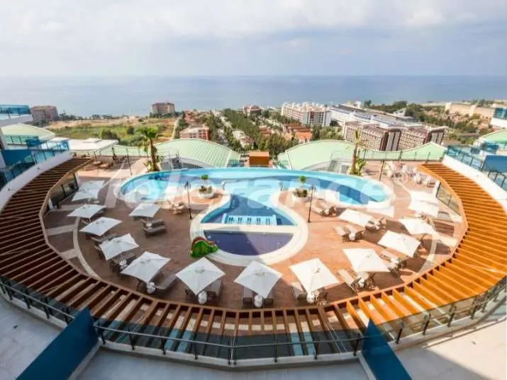 Квартира от застройщика в Конаклы, Аланья вид на море с бассейном: купить недвижимость в Турции - 2589