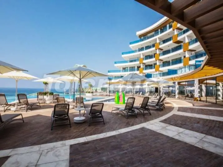 Квартира от застройщика в Конаклы, Аланья вид на море с бассейном: купить недвижимость в Турции - 2598