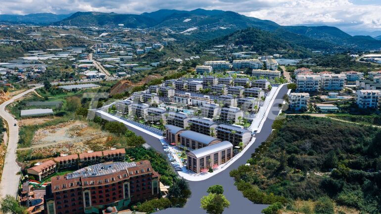 Квартира от застройщика в Конаклы, Аланья вид на море с бассейном в рассрочку: купить недвижимость в Турции - 64788