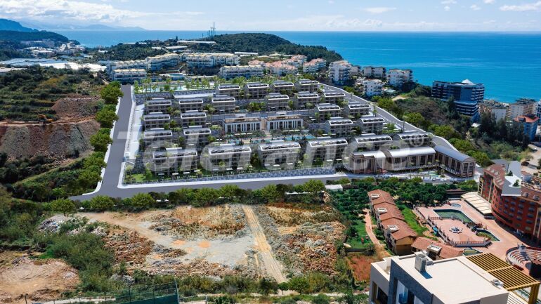 Квартира от застройщика в Конаклы, Аланья вид на море с бассейном в рассрочку: купить недвижимость в Турции - 64789