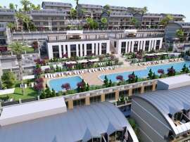 Квартира от застройщика в Конаклы, Аланья вид на море с бассейном в рассрочку: купить недвижимость в Турции - 64792