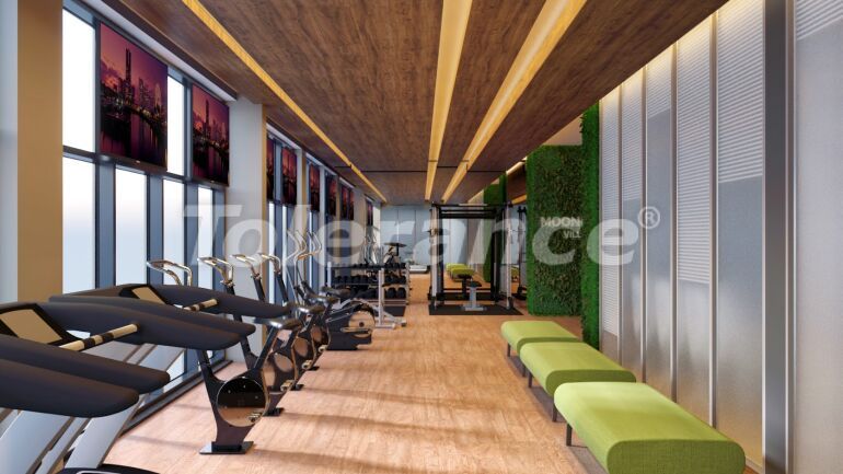 Квартира от застройщика в Конаклы, Аланья вид на море с бассейном в рассрочку: купить недвижимость в Турции - 64793