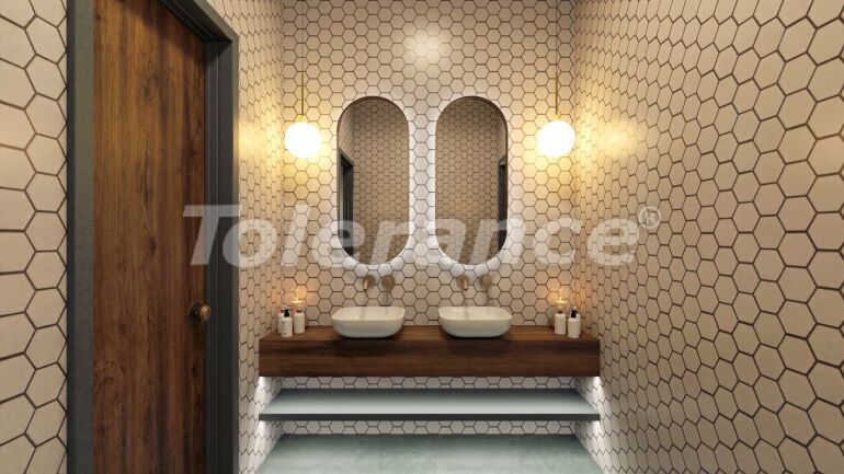 Квартира от застройщика в Конаклы, Аланья вид на море с бассейном в рассрочку: купить недвижимость в Турции - 64798