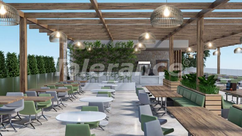 Квартира от застройщика в Конаклы, Аланья вид на море с бассейном в рассрочку: купить недвижимость в Турции - 64802