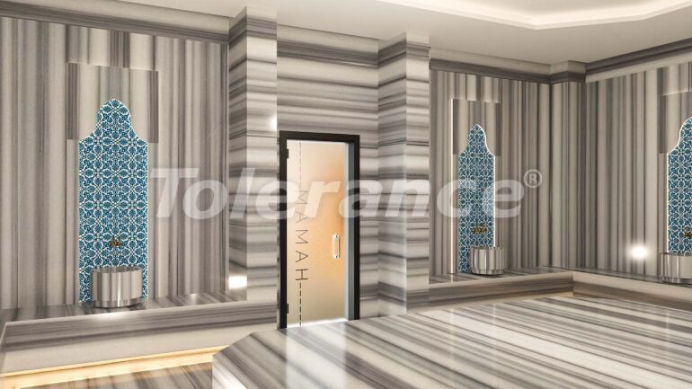 Квартира от застройщика в Конаклы, Аланья вид на море с бассейном в рассрочку: купить недвижимость в Турции - 64808