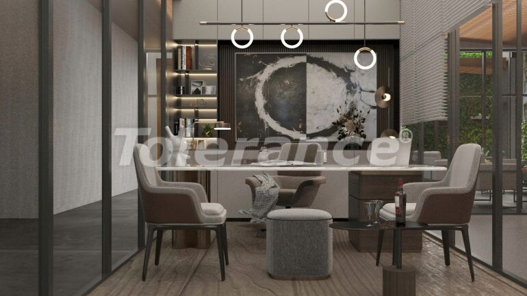 Квартира от застройщика в Конаклы, Аланья вид на море с бассейном в рассрочку: купить недвижимость в Турции - 64810