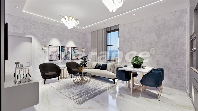 Квартира от застройщика в Конаклы, Аланья вид на море с бассейном в рассрочку: купить недвижимость в Турции - 64847