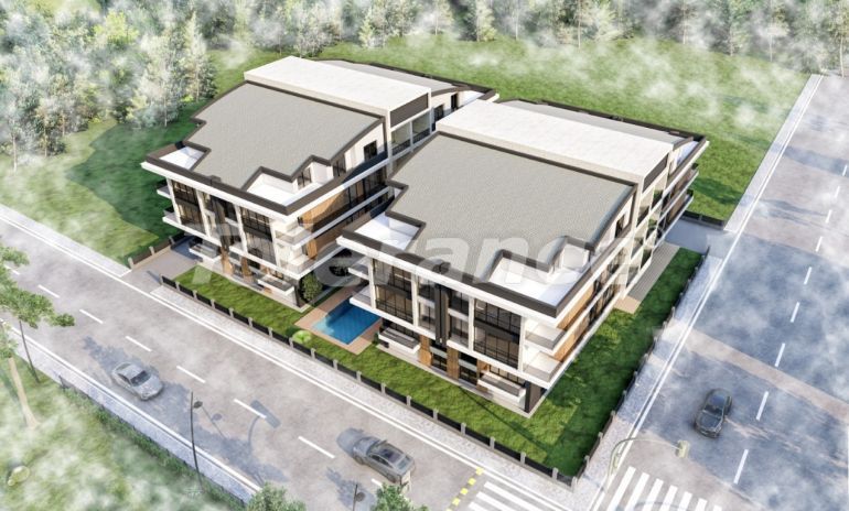 Квартира от застройщика в Коньяалты, Анталия с бассейном: купить недвижимость в Турции - 101808