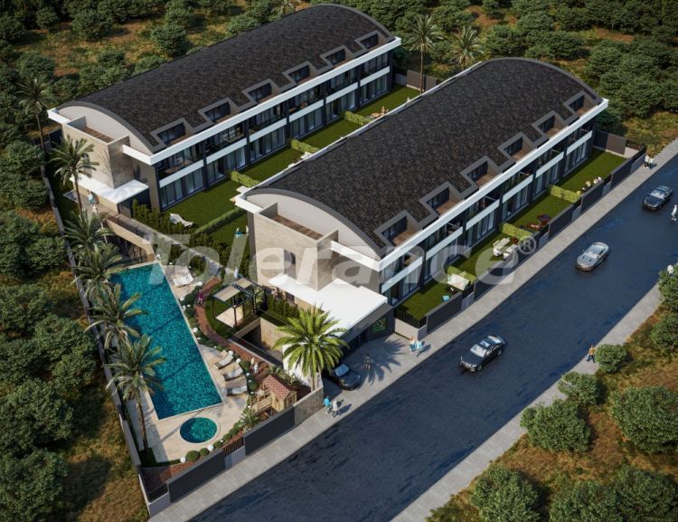 Квартира от застройщика в Коньяалты, Анталия с бассейном: купить недвижимость в Турции - 108516