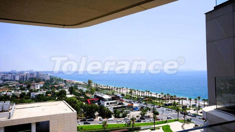 Квартира в Коньяалты, Анталия вид на море с бассейном: купить недвижимость в Турции - 109487