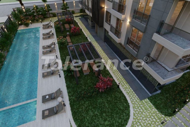 Квартира от застройщика в Коньяалты, Анталия с бассейном: купить недвижимость в Турции - 110703