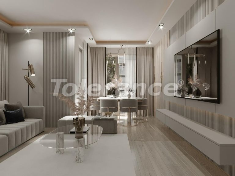 Квартира от застройщика в Коньяалты, Анталия с бассейном: купить недвижимость в Турции - 110705