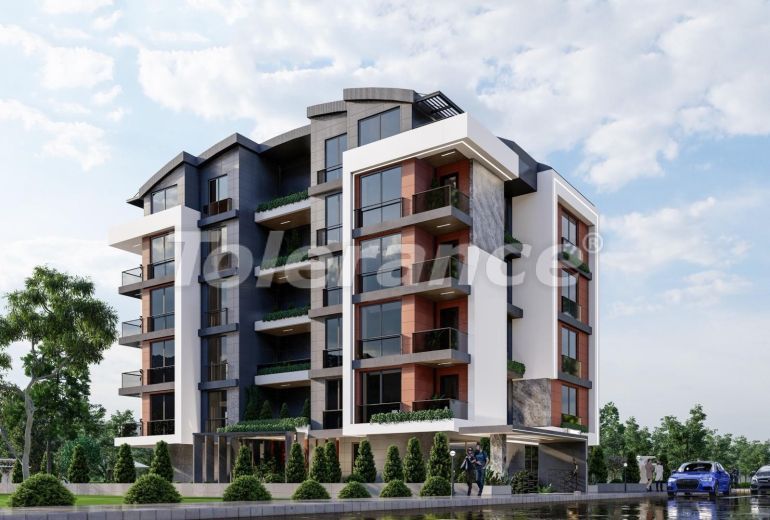 Квартира от застройщика в Коньяалты, Анталия с бассейном в рассрочку: купить недвижимость в Турции - 117107