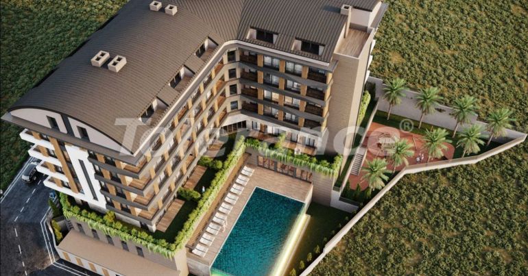 Квартира от застройщика в Коньяалты, Анталия с бассейном в рассрочку: купить недвижимость в Турции - 125477