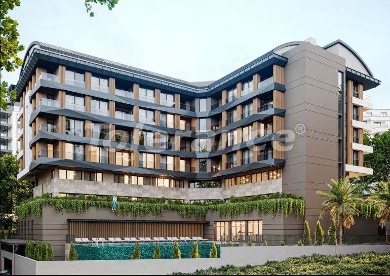 Квартира от застройщика в Коньяалты, Анталия с бассейном в рассрочку: купить недвижимость в Турции - 125481