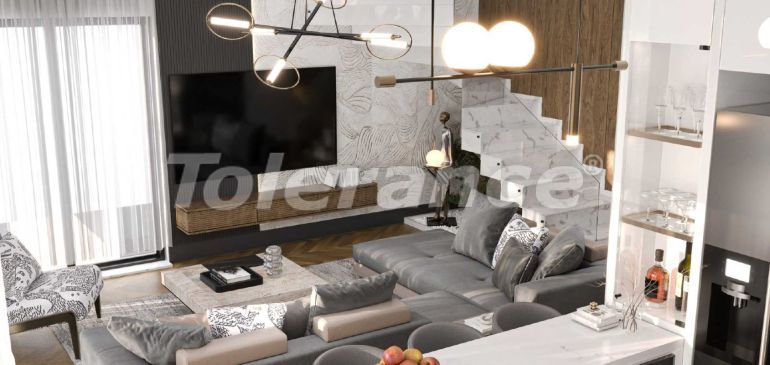 Квартира от застройщика в Коньяалты, Анталия с бассейном в рассрочку: купить недвижимость в Турции - 125485