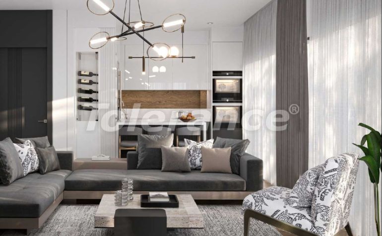 Квартира от застройщика в Коньяалты, Анталия с бассейном в рассрочку: купить недвижимость в Турции - 125486