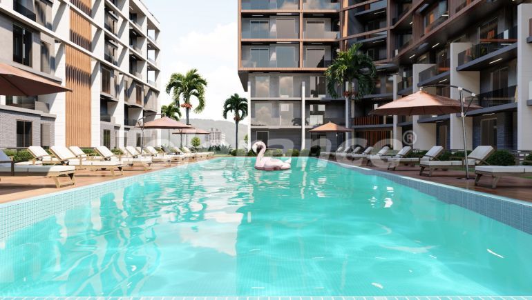 Квартира от застройщика в Коньяалты, Анталия с бассейном в рассрочку: купить недвижимость в Турции - 127310