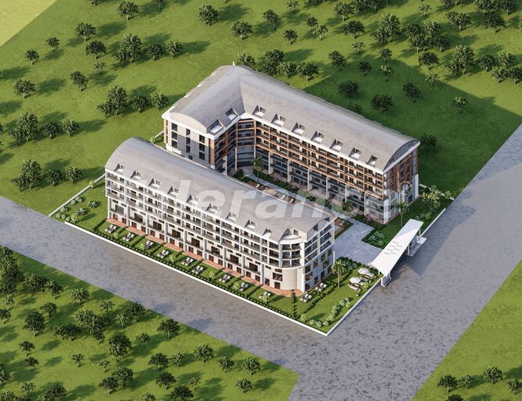 Квартира от застройщика в Коньяалты, Анталия с бассейном в рассрочку: купить недвижимость в Турции - 127312