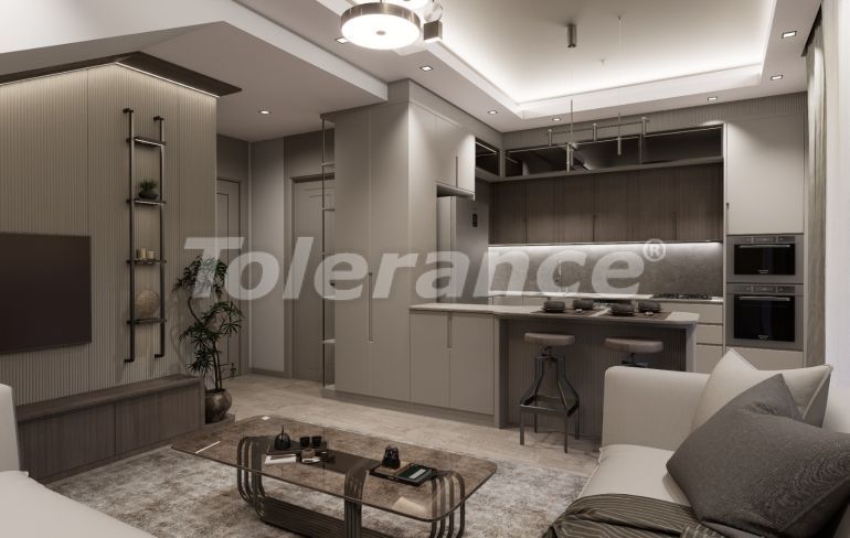 Квартира от застройщика в Коньяалты, Анталия с бассейном в рассрочку: купить недвижимость в Турции - 127329