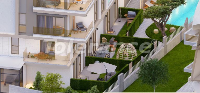 Квартира от застройщика в Коньяалты, Анталия с бассейном в рассрочку: купить недвижимость в Турции - 127659