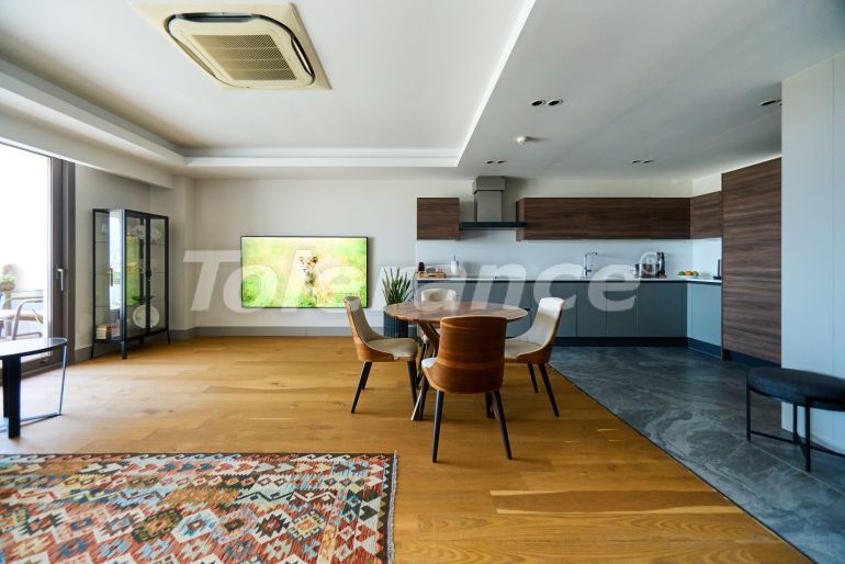 Квартира в Коньяалты, Анталия вид на море с бассейном: купить недвижимость в Турции - 128922