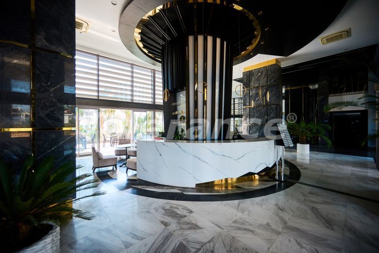 Квартира в Коньяалты, Анталия вид на море с бассейном: купить недвижимость в Турции - 128943