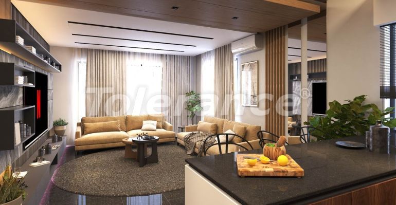 Квартира от застройщика в Коньяалты, Анталия с бассейном в рассрочку: купить недвижимость в Турции - 133020