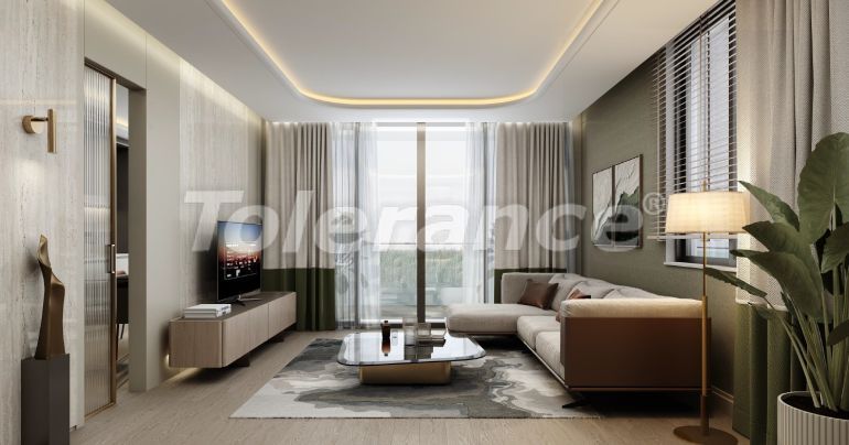 Квартира от застройщика в Коньяалты, Анталия с бассейном в рассрочку: купить недвижимость в Турции - 133709