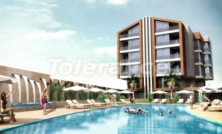 Квартира от застройщика в Коньяалты, Анталия с бассейном: купить недвижимость в Турции - 13690