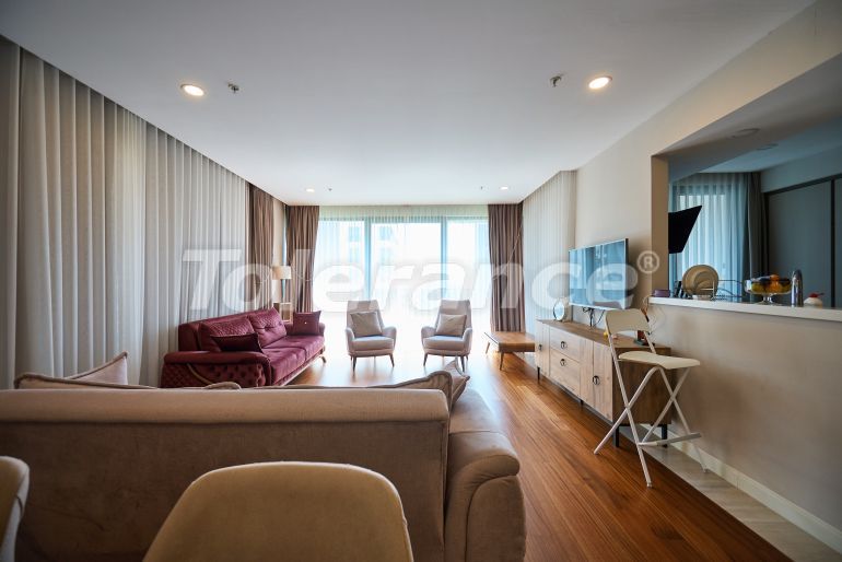 Квартира в Коньяалты, Анталия вид на море с бассейном: купить недвижимость в Турции - 142796