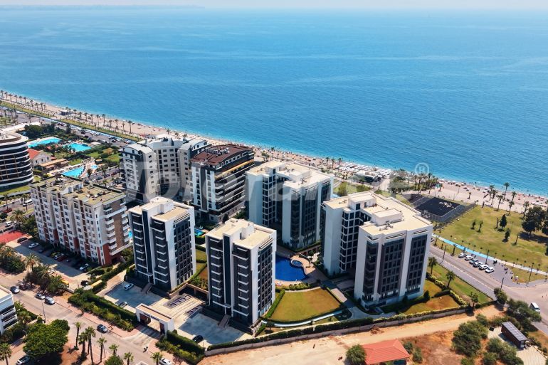 Квартира в Коньяалты, Анталия вид на море с бассейном: купить недвижимость в Турции - 142852