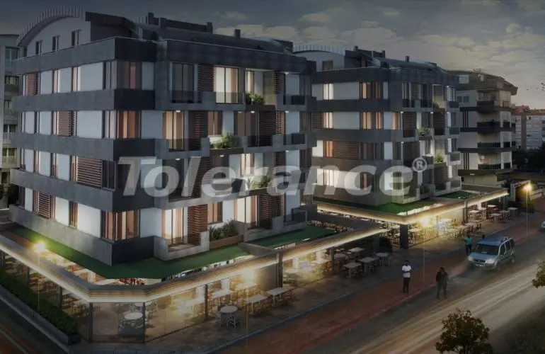 Квартира от застройщика в Коньяалты, Анталия с бассейном - 16340 Квартира от застройщика в Коньяалты, Анталия с бассейном: купить недвижимость в Турции - 16340