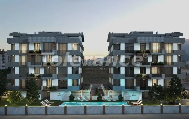 Квартира от застройщика в Коньяалты, Анталия с бассейном - 16361 Квартира от застройщика в Коньяалты, Анталия с бассейном: купить недвижимость в Турции - 16361