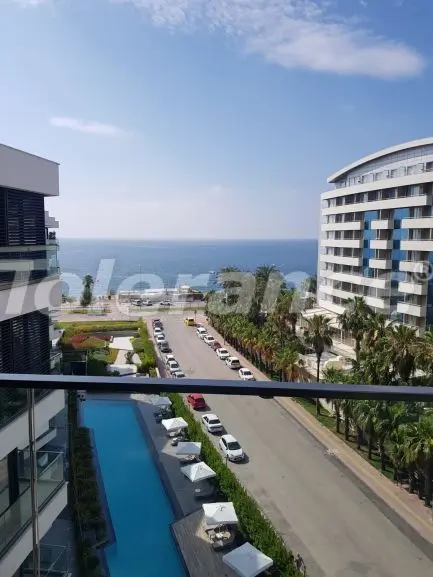 Квартира от застройщика в Коньяалты, Анталия вид на море с бассейном: купить недвижимость в Турции - 27649