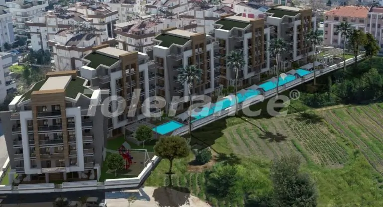 Квартира в Коньяалты, Анталия с бассейном: купить недвижимость в Турции - 32289