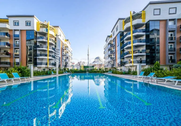 Квартира в Коньяалты, Анталия с бассейном: купить недвижимость в Турции - 3235