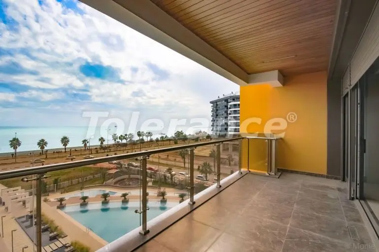 Квартира от застройщика в Коньяалты, Анталия вид на море с бассейном: купить недвижимость в Турции - 33533