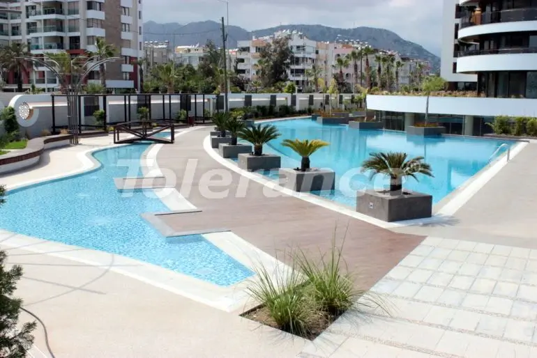 Квартира от застройщика в Коньяалты, Анталия вид на море с бассейном: купить недвижимость в Турции - 33541