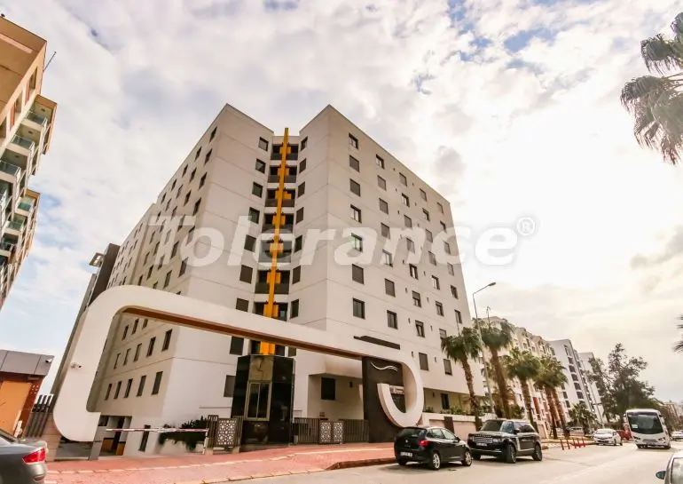 Квартира от застройщика в Коньяалты, Анталия вид на море с бассейном: купить недвижимость в Турции - 33544