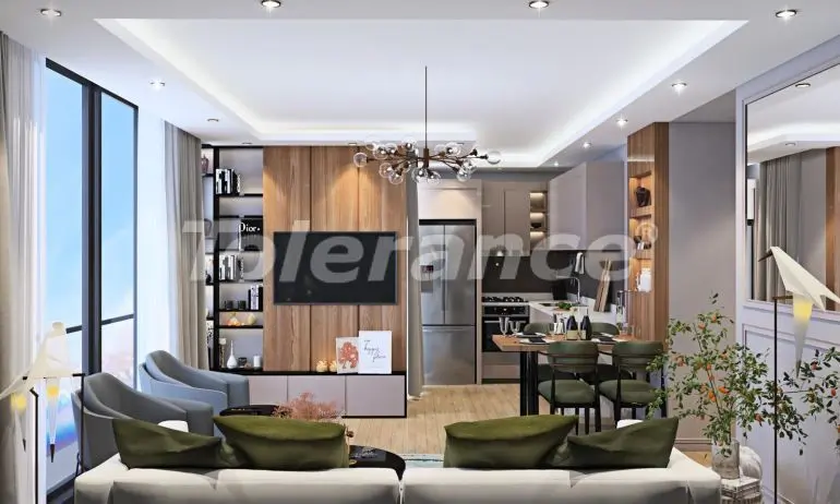 Квартира от застройщика в Коньяалты, Анталия с бассейном: купить недвижимость в Турции - 35390