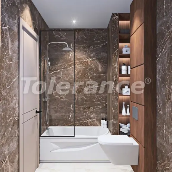 Квартира от застройщика в Коньяалты, Анталия с бассейном: купить недвижимость в Турции - 35397