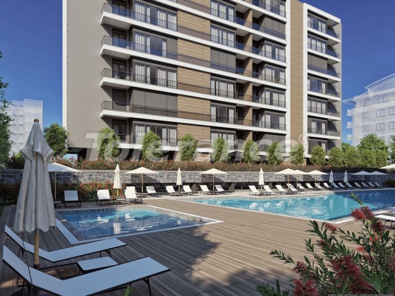 Квартира от застройщика в Коньяалты, Анталия с бассейном - 42506 Квартира от застройщика в Коньяалты, Анталия с бассейном: купить недвижимость в Турции - 42506