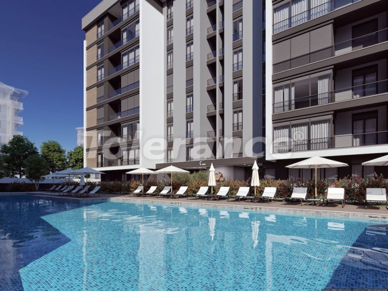 Квартира от застройщика в Коньяалты, Анталия с бассейном: купить недвижимость в Турции - 42507