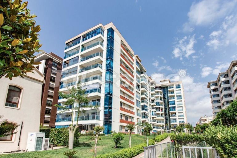 Квартира в Коньяалты, Анталия вид на море с бассейном: купить недвижимость в Турции - 52331