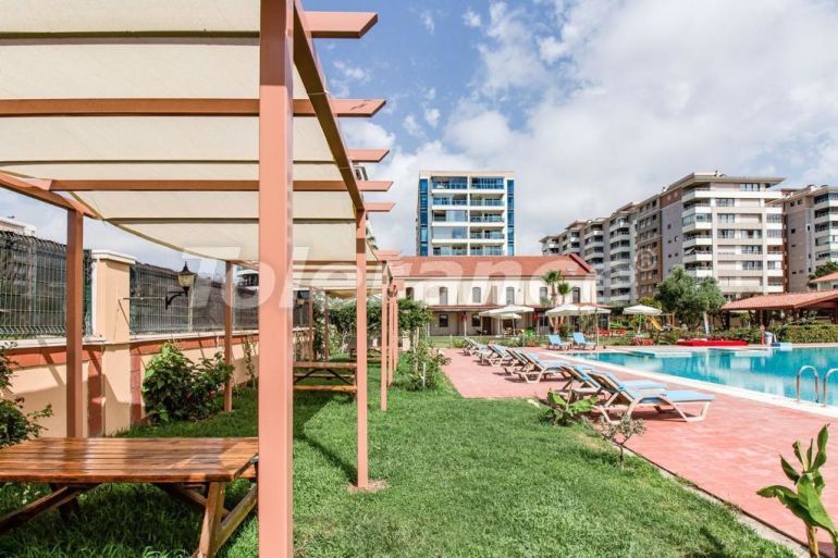 Квартира в Коньяалты, Анталия вид на море с бассейном: купить недвижимость в Турции - 52348